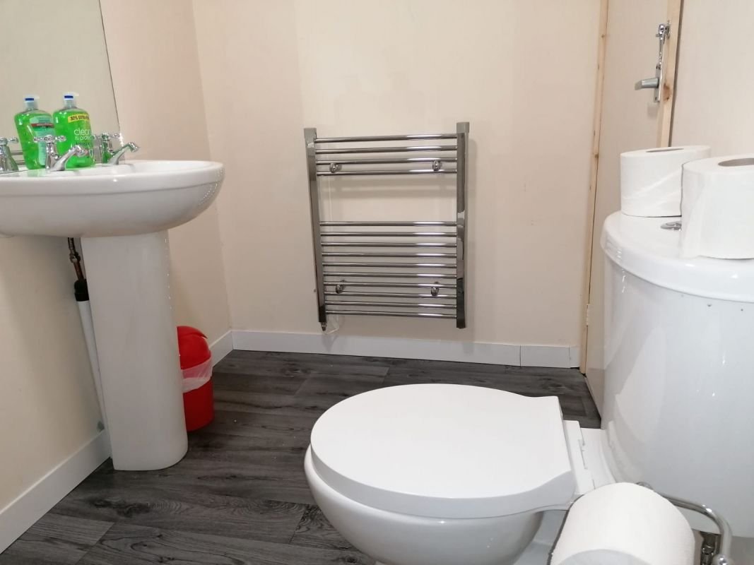 large family room bathroom